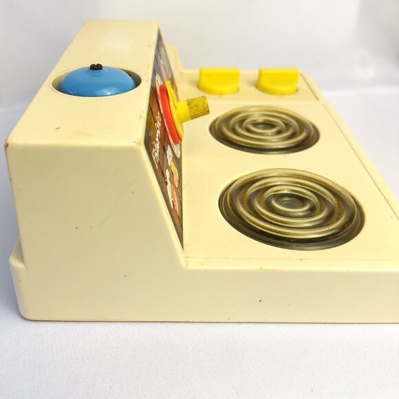 Fisher Price 1978 Stovetop Vintage Toy Range Glow Magic Burners #919 Made in USA - Picture 2 of 9